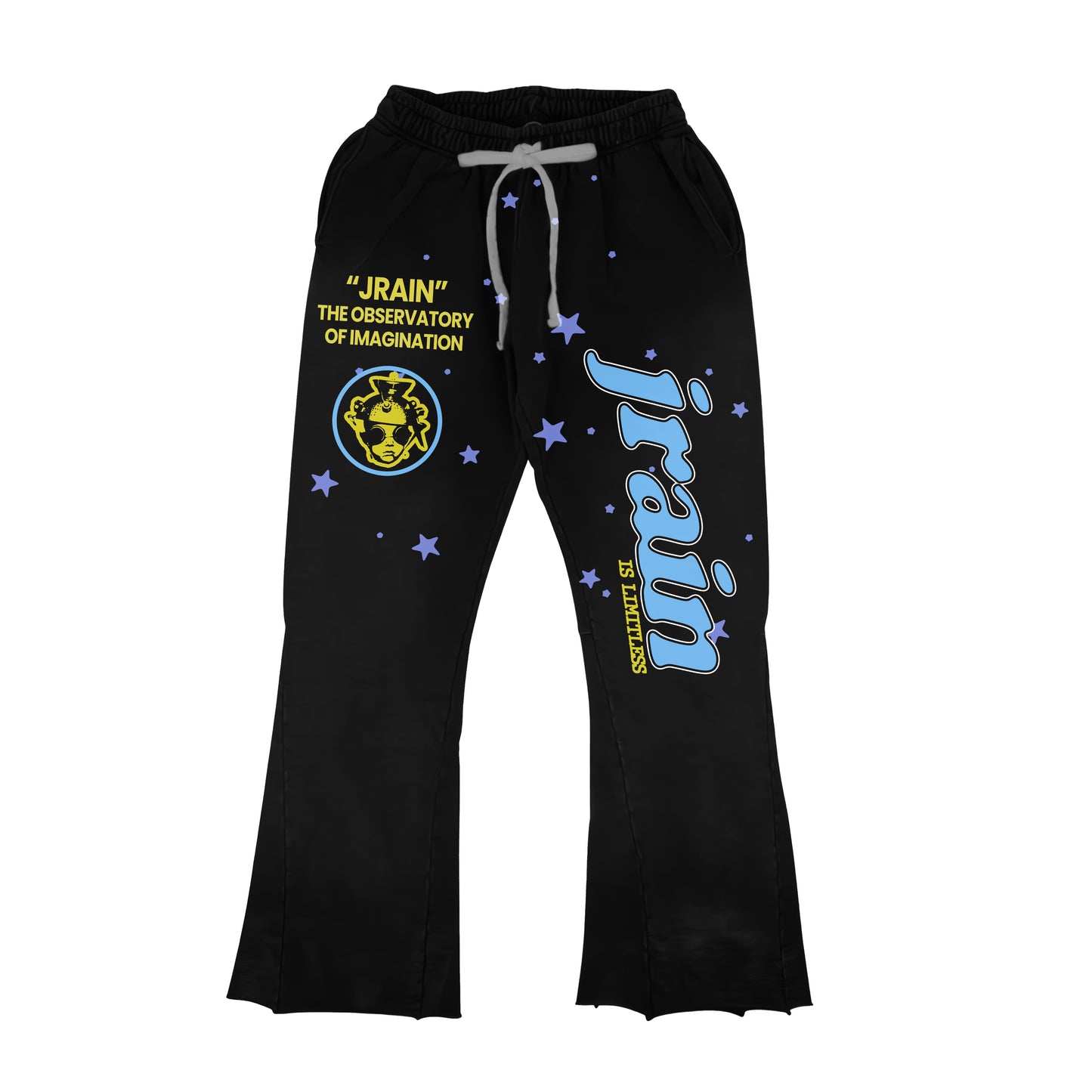 JRAIN Black Sweat Pants