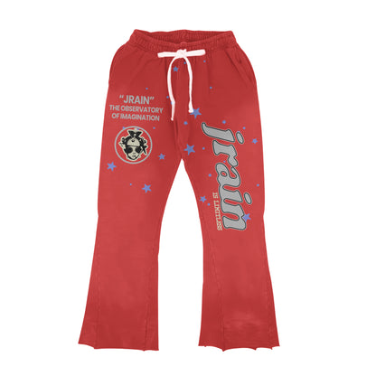 JRAIN Red Sweat Pants