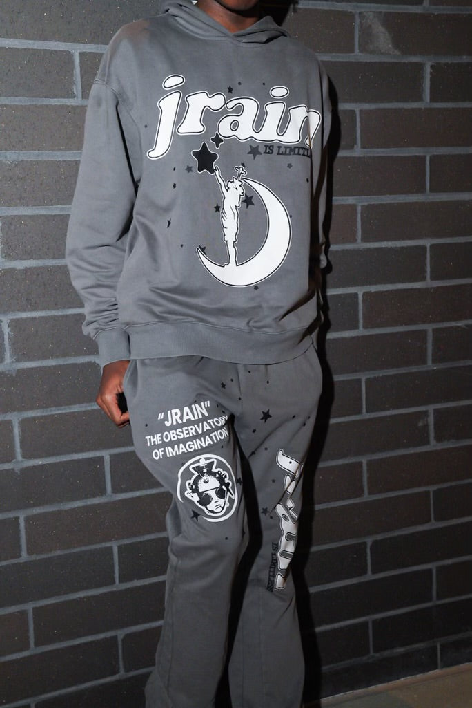 JRAIN Grey Sweat Pants